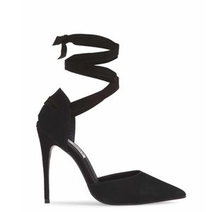 NWT Steve Madden Harlie lace up pointy black heels